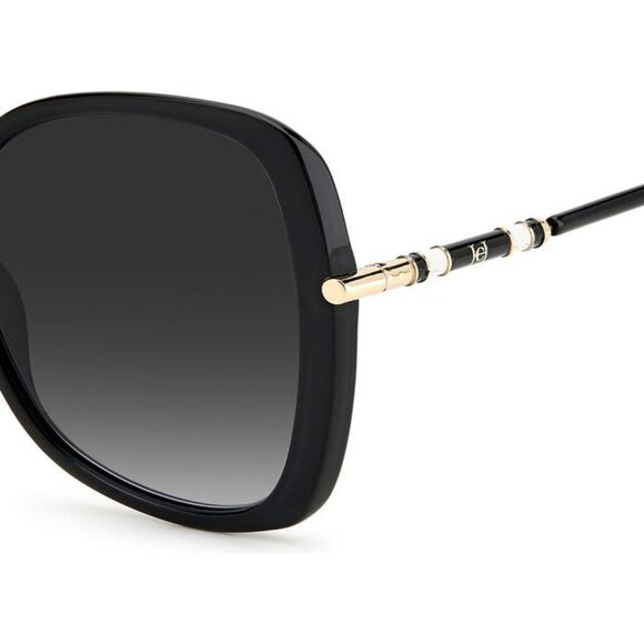 CAROLINA HERRERA BLACK 55mm Gradient Square Sunglasses - Picture 3 of 9